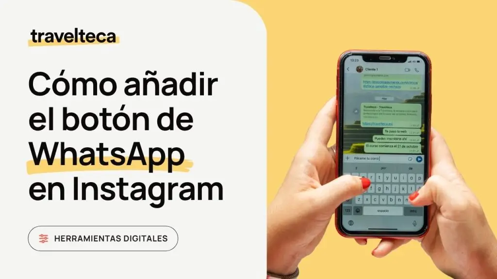 Cómo añadir el botón de WhatsApp en Instagram
