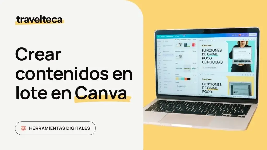 Crear contenidos en lote en Canva