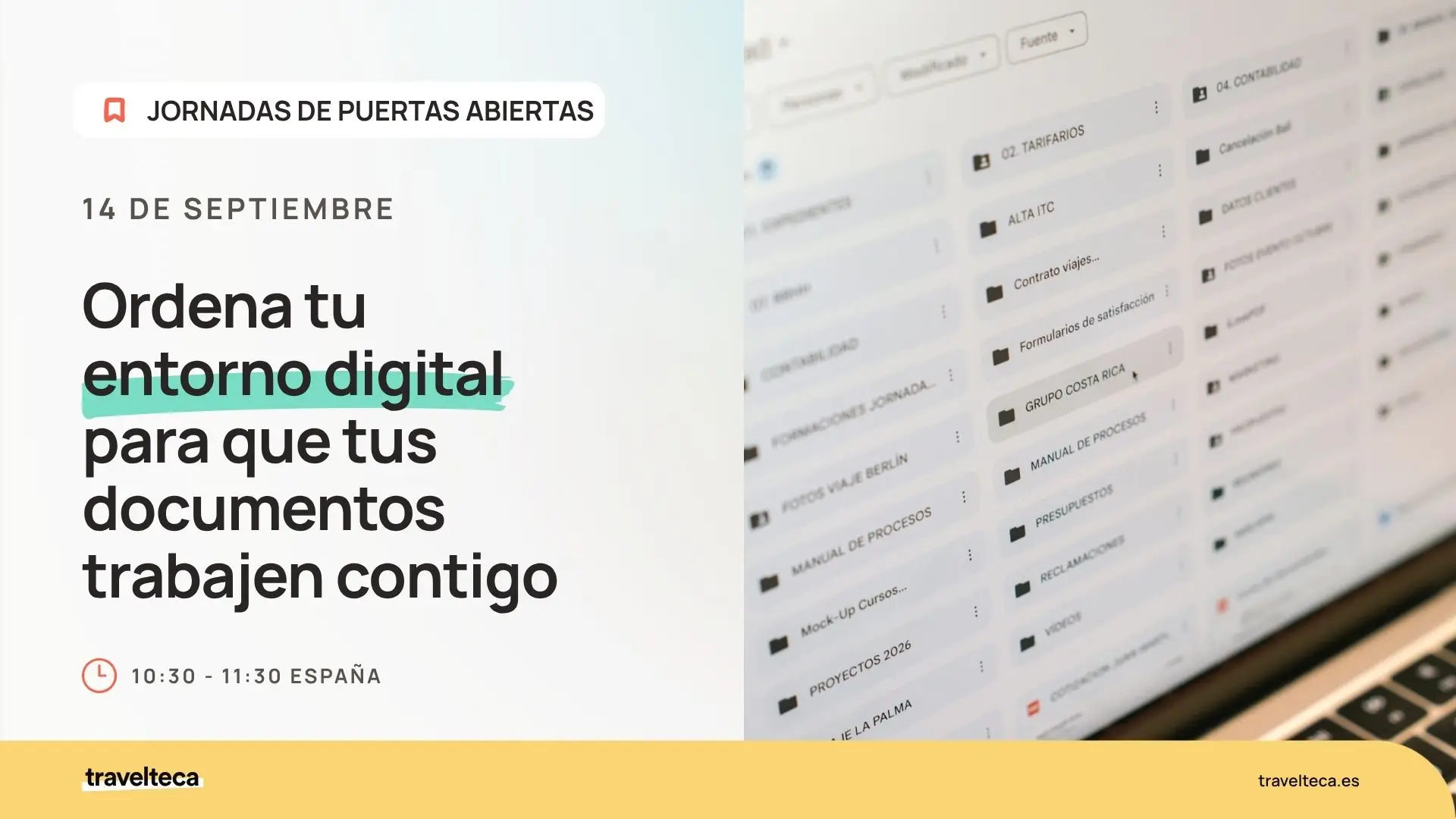 Ordena tu entorno digital para que tus documentos trabajen contigo